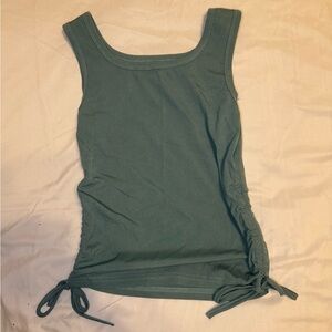 SHEIN Teal Ribbed Camisole Top